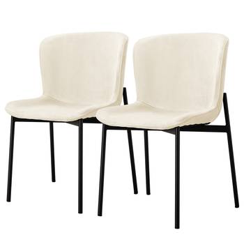 Chaises capitonnées Mouzon - Lot de 2