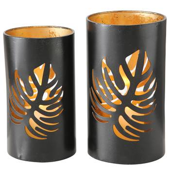 Windlicht Flora (2-teilig)