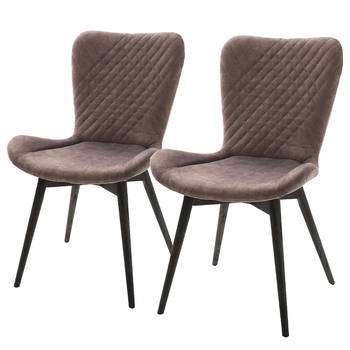 Chaises capitonnées Mettray (lot de 2)