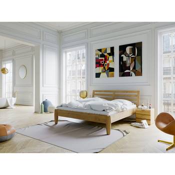 Massivholzbett Quelle