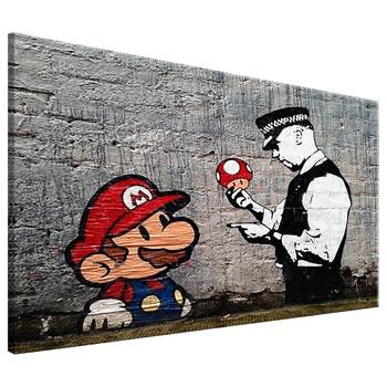 Wandbild Mario and Cop