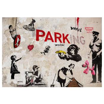 Fotobehang Graffiti Area (Banksy)