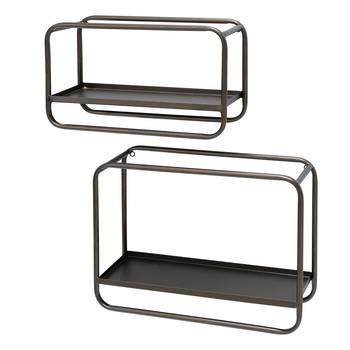 Wandregal Bruni (2er-Set)