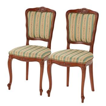 Chaises capitonnées Alessio (lot de 2)