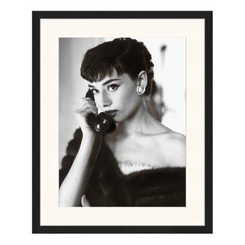 Poster con cornice Audrey call