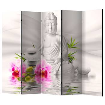 Kamerscherm Buddha and Orchids