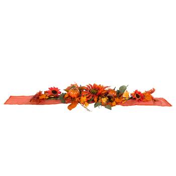 Chemin de table LED Fleurs d’automne