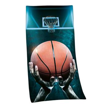 Serviette en velours Basketball