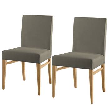 Chaises capitonnées Camillas (lot de 2)