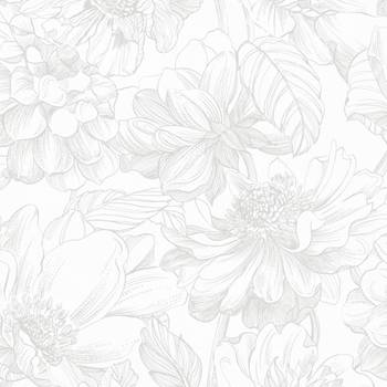 Vliestapete Soft Blush Dahlia