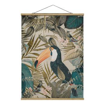 Tableau déco Collage Toucan