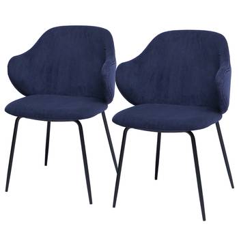 Chaises à accoudoirs Tronde (lot de 2)