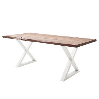 Houten eettafel met boomrand KAPRA