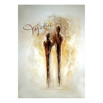 Impression sur toile Together Gold