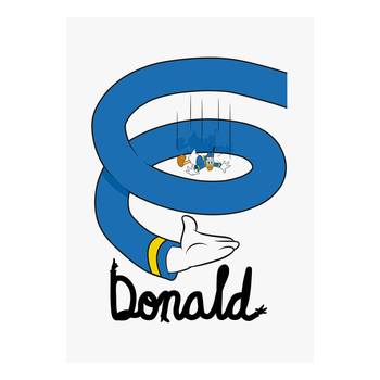 Poster Donald Duck Spiral