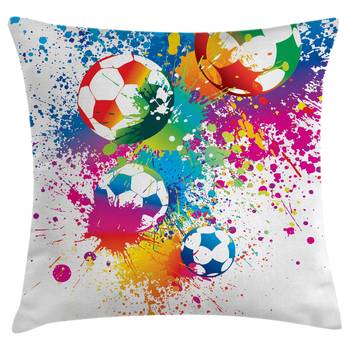 Housse de coussin Ballons de foot