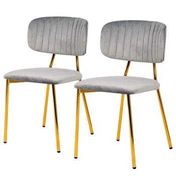 Chaises capitonnées Kian (lot de 2)