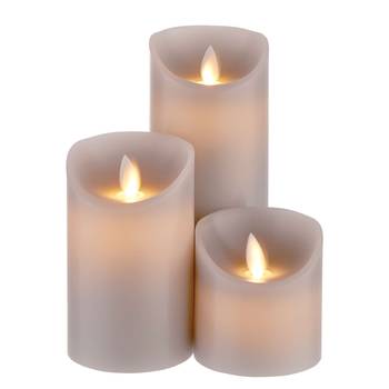 Set di 3 candele LED GLOWING FLAME