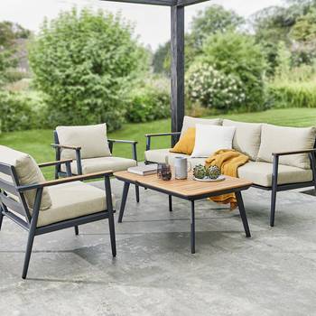 Loungeset TEAK TIME (4-teilig)