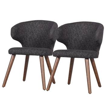 Chaises capitonnées Pilate (lot de 2)