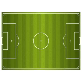 Tischset Fußballfeld (12er-Set)