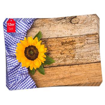 Placemats Zonnebloem (set van 12)