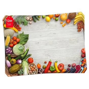 Sets de table Marché (lot de 12)