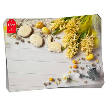 Placemats Paasdeco I (set van 12)