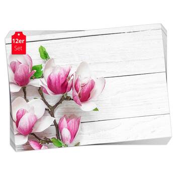 Placemats Magnolia Tak (set van 12)