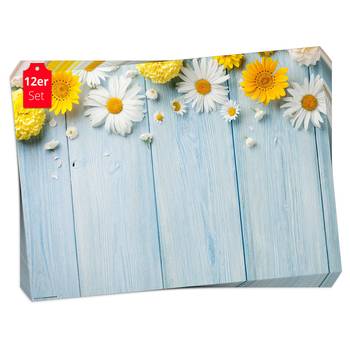 Placemats Bloemen op Tafel (set van 12)