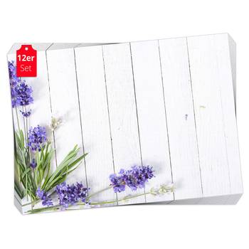 Tischset Lavendel II (12er-Set)