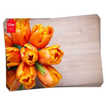 Tischset Tulpen (12er-Set)