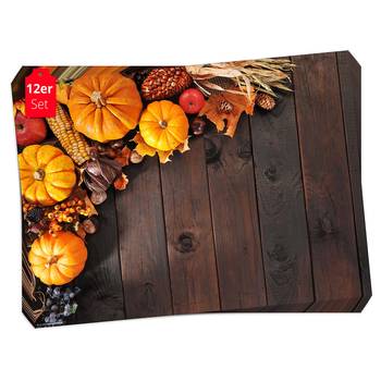 Tischset Herbstliches Dekor (12er-Set)