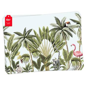 Placemats Tropische Palmen (set van 4)