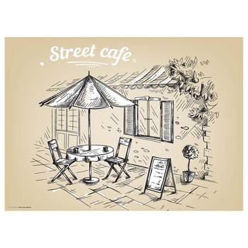 Sets de table Street Cafe (lot de 4)