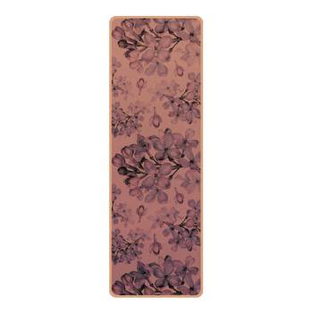 Tapis de yoga Lilas aquarelle