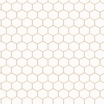 Papier peint intissé Hexagon