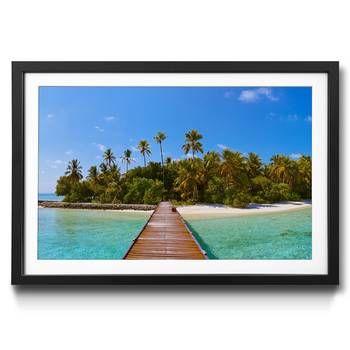 Gerahmtes Bild Tropical Maldives
