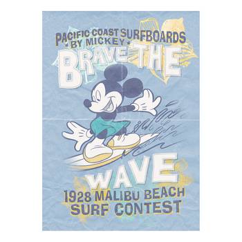 Fotomurale Mickey Brave the Wave