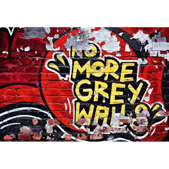 Fotobehang No More Grey Walls Graffitti