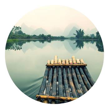 Fotobehang Raft Trip in China