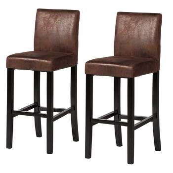 Chaises de bar Nello I (lot de 2)