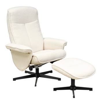 Relaxfauteuil Ceuta met hocker