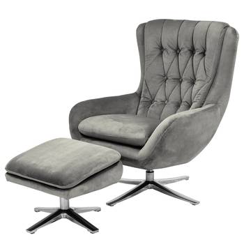 Fauteuil Bracon met hocker