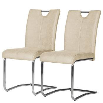 Chaises cantilever Lindsay - Lot de 2