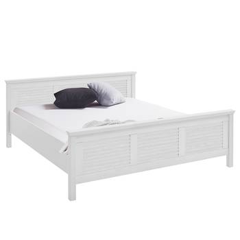 Massief houten bed Lysbro