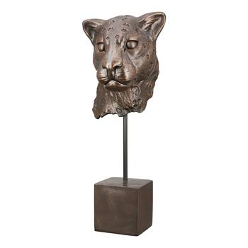 Sculptuur Leopard Antique