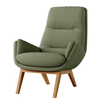 Fauteuil GARBO avec pieds en bois