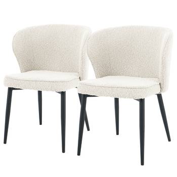 Chaises capitonnées Mechta - Lot de 2