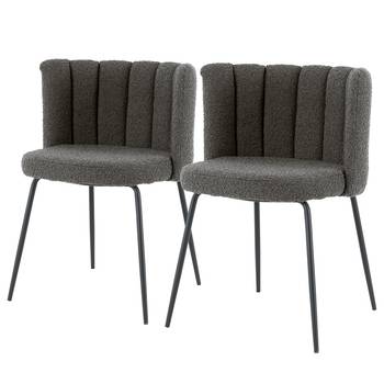 Chaises capitonnées AKARIT - Lot de 2